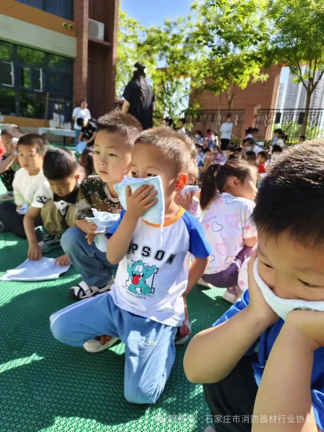 消防培训进园所 安全守护“童”成长 ——石家庄消防器材行业协会(图3)